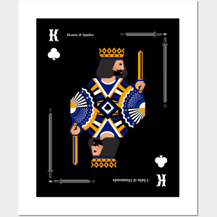 King of Clubs - Poker Card Design Posters and Art